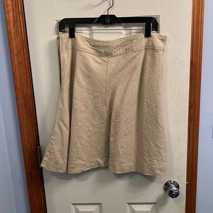 Merona khaki mini skirt